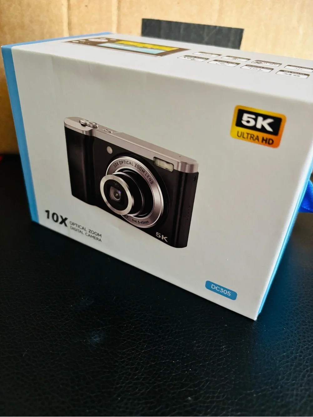 Compact 5K Digital Camera - Black
